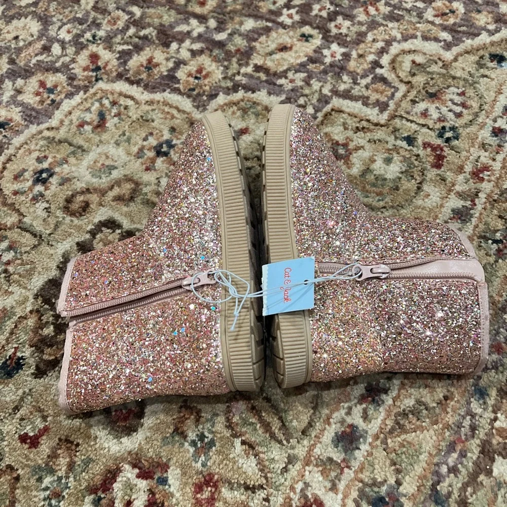 Brand new glitter rose gold boots - Picture 3 of 4
